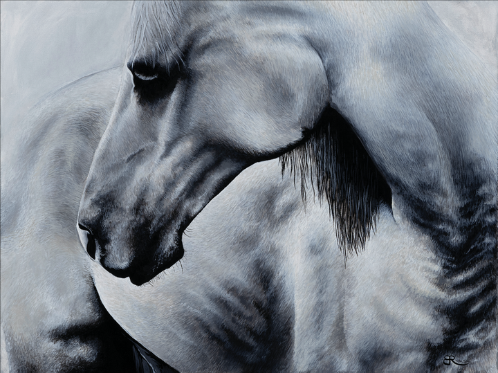Modern art with a personalized take on realism. I absolutely loved producing this animal portrait. A beautiful print of one of my favorite pieces of contemporary realism, printed on canvas.